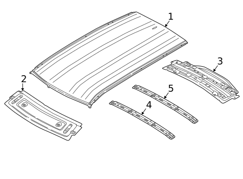 Roof & Components for 2021 Land Rover Discovery Sport #1
