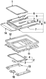 6320735010 - : 1991-1994 Toyota 4Runner - Rail for Toyota: 4Runner Image
