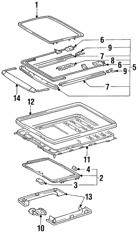 Sunroof for 1993 Toyota 4Runner #0