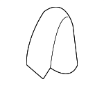 8E0853107 - Body: Instrument Panel Clip for Audi Image