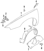 4580599 - Body: Fender for Mopar Image