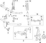 4320260090 - : Knuckle for Lexus Image