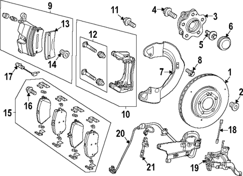Anti-Lock Brakes for 2021 Mercedes-Benz GLB35 AMG #2