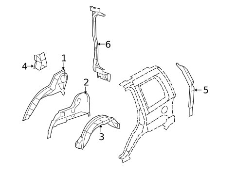 Inner Structure for 2012 Jeep Liberty #0