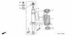 90181SNA000 - Chassis: BOLT, FLANGE (12X65) for Honda Image