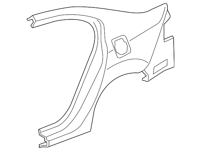 pan様 2009-2014 Acura TSX Quarter Panel 04646-TL2-A90ZZ | OEM