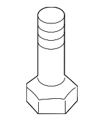 N98924102 - Electrical: Seat Belt Assembly Upper Bolt for Audi: A4, A4 allroad, A4 Quattro, A5 Quattro, allroad, RS5, S4, S5 Image