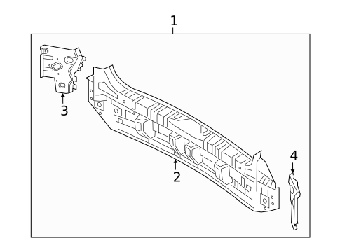 Rear Body for 2018 Kia Sedona #0