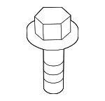 90119A0439 - Engine: Motor Mount Lower Bolt for Toyota: Avalon, Corolla, Crown, Crown Signia, GR Corolla, Grand Highlander, Highlander, Prius, Prius Prime, RAV4, RAV4 Prime, Sienna, Venza Image