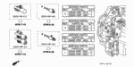 28015RCL315 - Transmission - Automatic: SOLENOID SET A, SHIFT for Honda Image