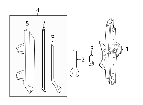 Jack & Components for 2018 Nissan Pathfinder #0