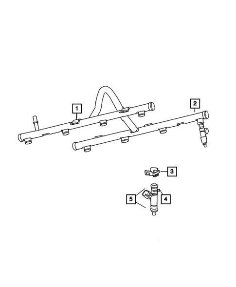 Fuel Rail and Injectors for 2010 Dodge Ram 2500 #0