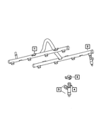 6509377AA - Fuel: Hex Flange Head Bolt, Mounting for Chrysler: 300, Aspen | Dodge: Challenger, Charger, Durango, Ram 1500, Ram 2500, Ram 3500 | Jeep: Grand Cherokee, Grand Wagoneer, Wagoneer, Wrangler | Ram: 1500, 1500 Classic, 2500, 3500 Image