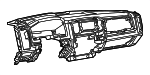 5MY12LT5AA - Body: Instrument Panel for Ram: 1500, 1500 Classic Image