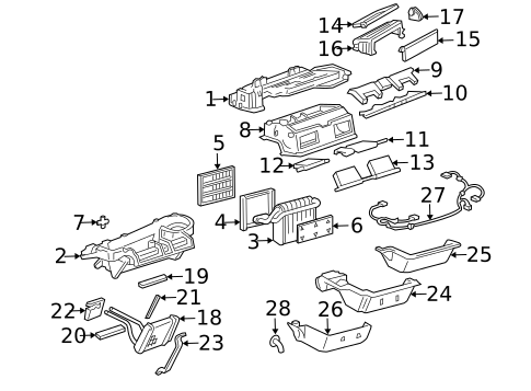 Heater for 2003 Buick Park Avenue #0