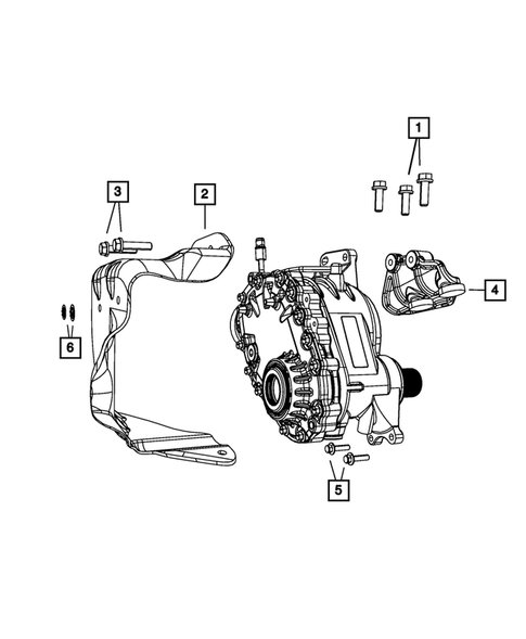 Mounting and Skid Plate for 2010 Dodge Journey #0
