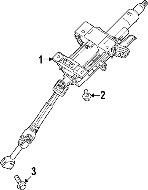 Steering Column Assembly for 2025 Volvo EX30 #0