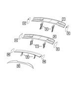 6FL61XXXAA - : Liftgate Spoiler for Mopar Image