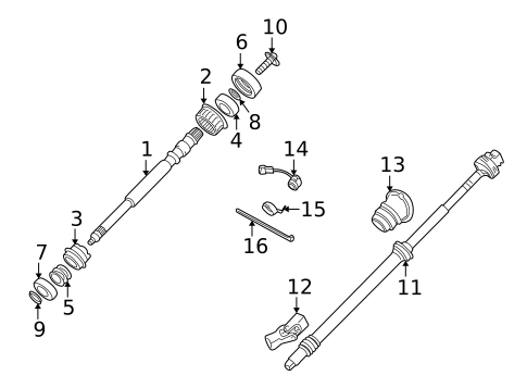 Shaft & Internal Components for 2001 BMW Z8 #0