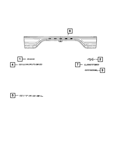 Nameplates for 2016 Dodge Durango #0