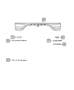 68298745AA - Exterior Ornamentation: Nameplate for Mopar Image