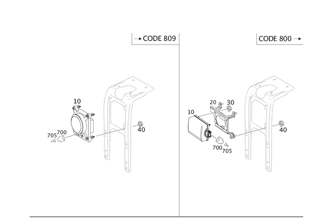 1645451047 - Electrical Equipment and Instruments: Holder for Mercedes-Benz Image image