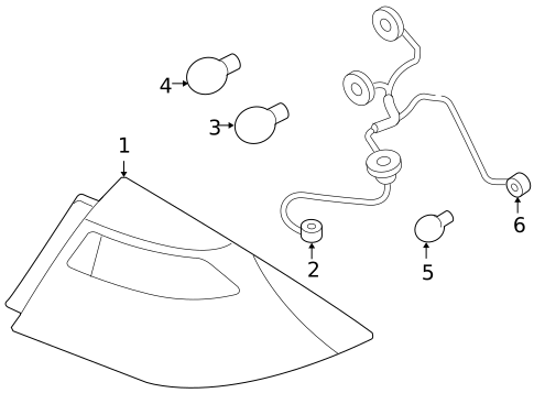 Tail Lamps for 2007 Ford Five Hundred #0