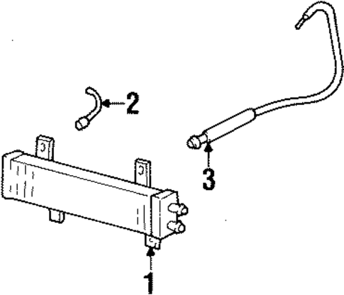 Trans Oil Cooler for 2001 Mercury Cougar #0
