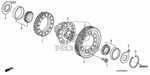29011RZH000 - Transmission - Automatic: GEAR, TRANSFER DRIVE for Honda Image
