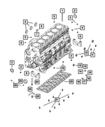 R8570759AA - : Short Block Engine, Remanufactured for Mopar Image