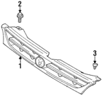 5310133020C0 - Body: Grille for Toyota: Camry Image