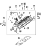 R8623633AA - Engine: Cylinder Head, Remanufactured for Ram: 2500, 3500 Image