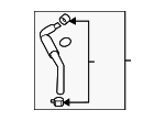 25450T1150 - Cooling System: Overflow Hose for Hyundai Image