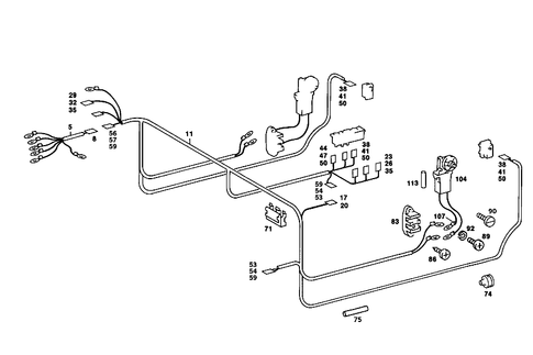 Electric Window Regulator for 1985 Mercedes-Benz 380SL #0
