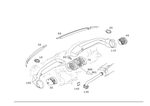 2308310359 - Heating and Ventilation: Trim Ring for Mercedes-Benz Image