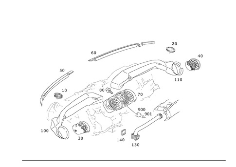 Air Ducting for 2007 Mercedes-Benz SL55 AMG #0