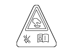 166584270526 - Body: Caution Label for Mercedes-Benz Image