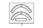 5849908 - Body: Spare Tire Label for Mercedes-Benz Image