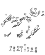 68615236AA - Exhaust: Floor Pan Shield for Jeep: Grand Cherokee Image