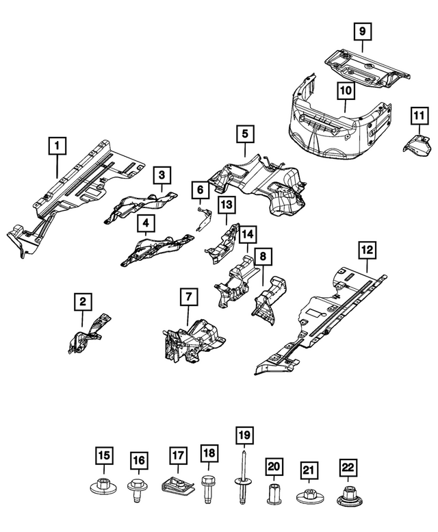68623167AA - Exhaust: Heat Shield for Mopar Image
