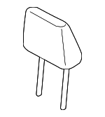 KT1Z17611A08BK - Body: Headrest for Ford Image