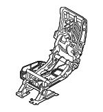 KT1Z17613A10J - Body: Seat Frame for Ford Image
