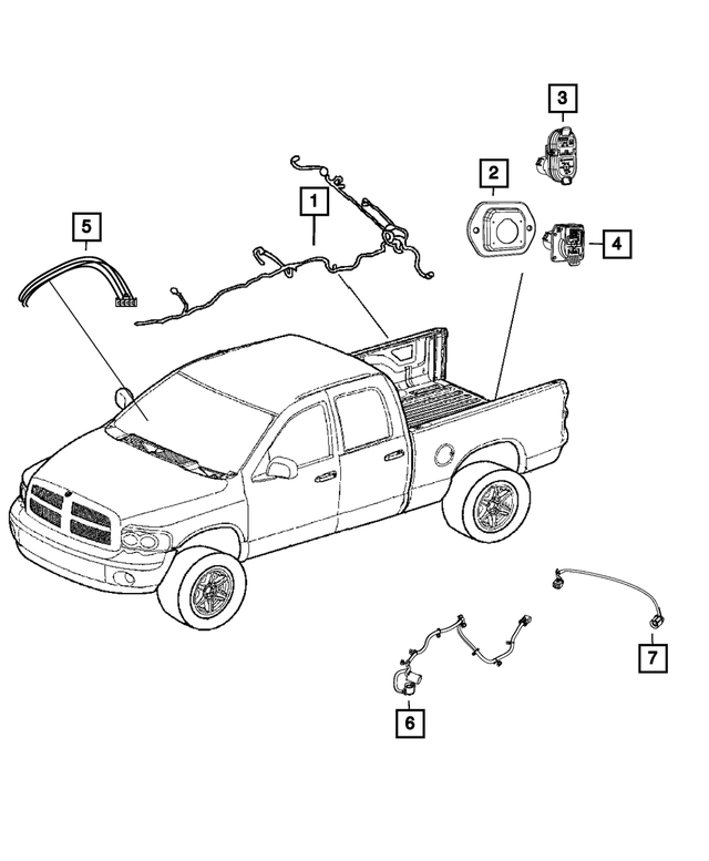 68251221AC - Electrical: Chassis Wiring for Mopar Image image