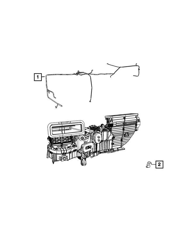 68442373AA - Electrical: A/c And Heater Wiring for Mopar Image