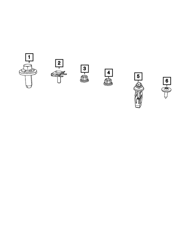 6513036AA - Electrical: Retainer Bolt for Mopar Image