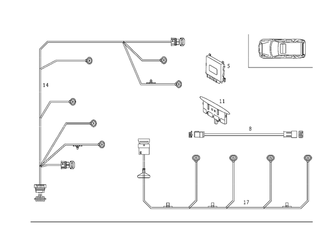 1635450616 - Electrical System: Switch for Mercedes-Benz: ML320, ML430, ML55 AMG Image image