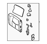 997522011108YR - : Seat Back Assembly for Porsche: 911 Image