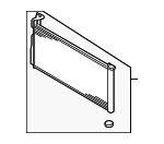 976063L180 - HVAC: Condenser for Hyundai: Azera, Sonata Image