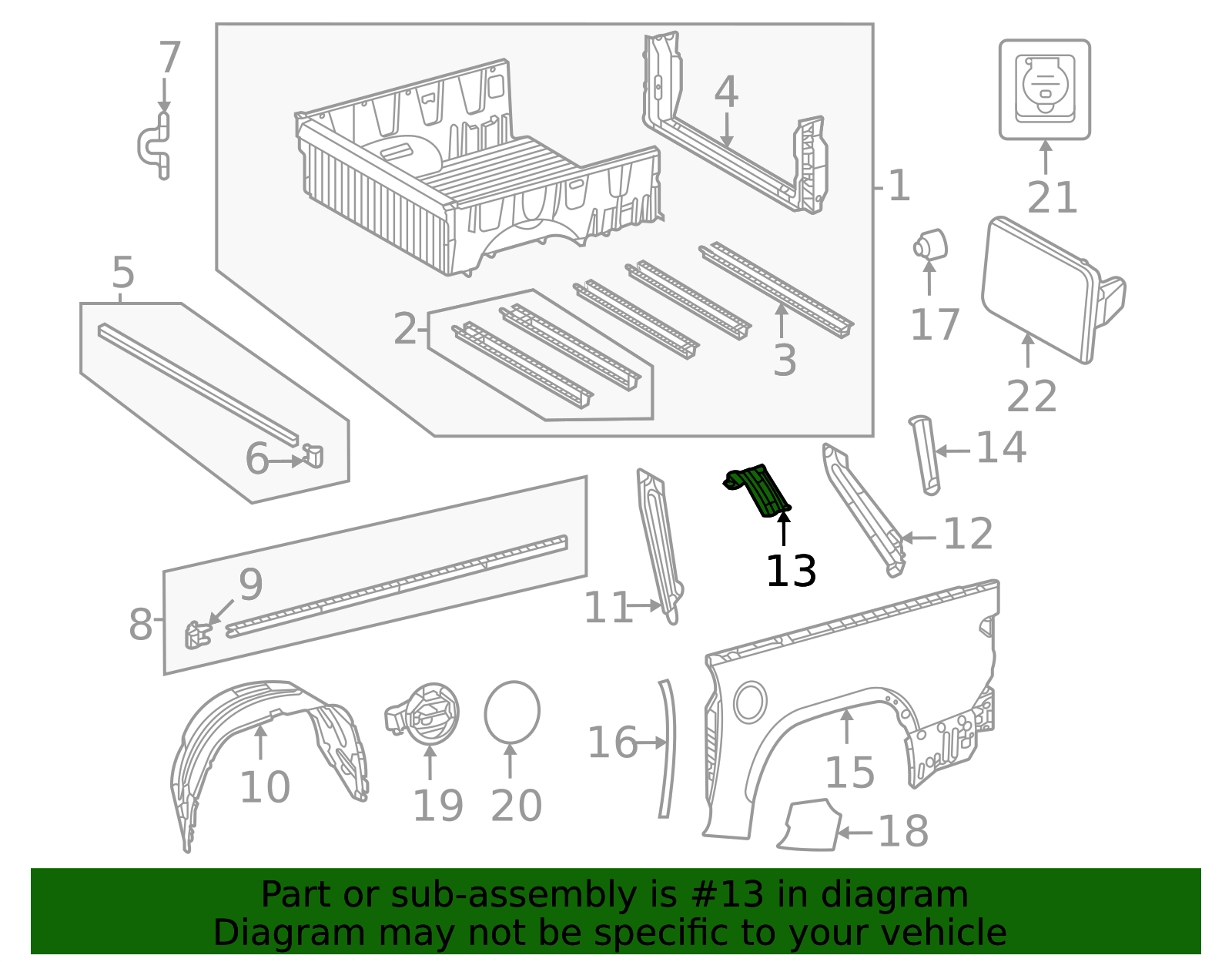 2022-2026 Toyota Tundra Side Reinforced 65683-0C030 | OEM Parts Online