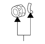 39813SDAA41ZB - Body: Knob for Honda: Accord Image